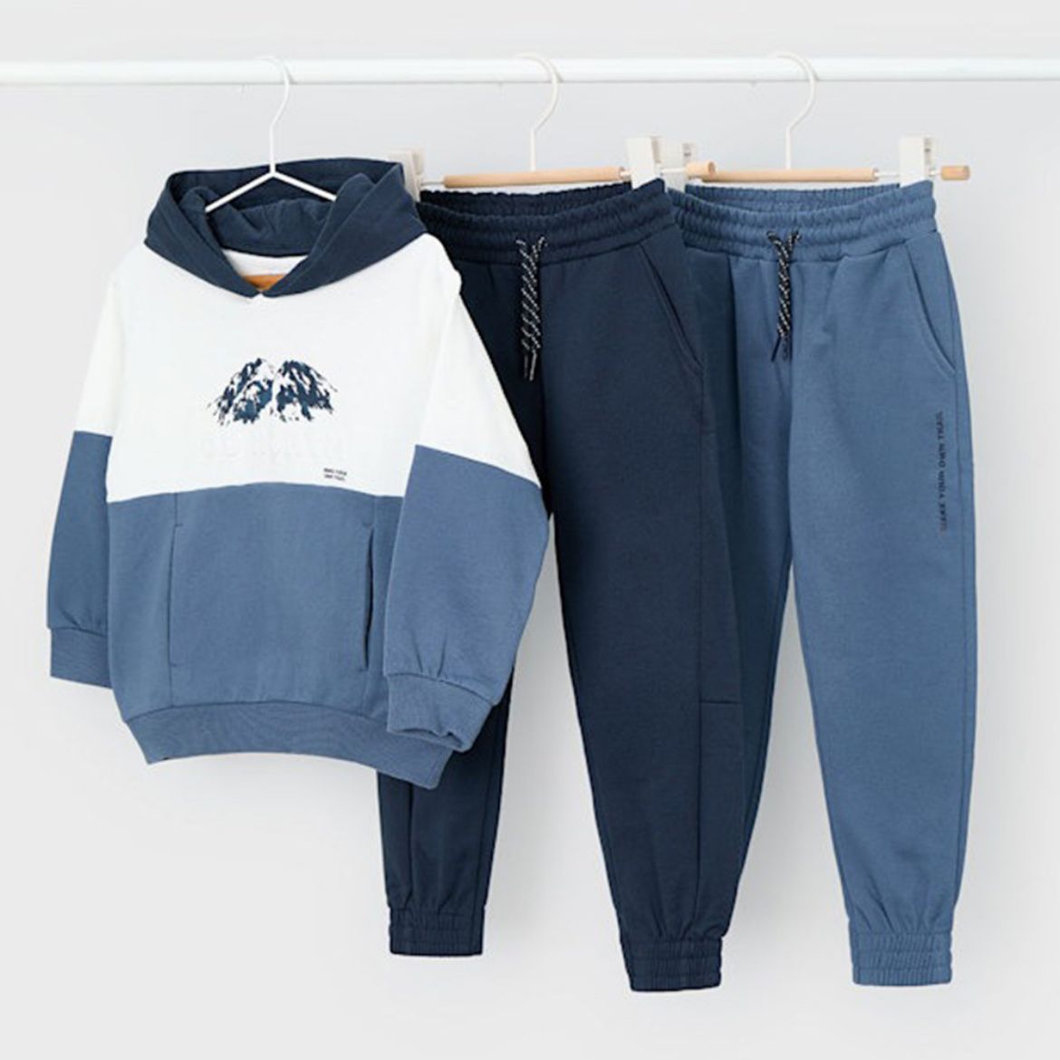 Picture of Mayoral Boys 3 Piece Navy 'Go North' Tracksuit