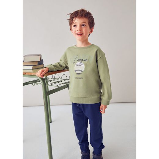 Picture of Mayoral Boys Green 2 Piece Tracksuit
