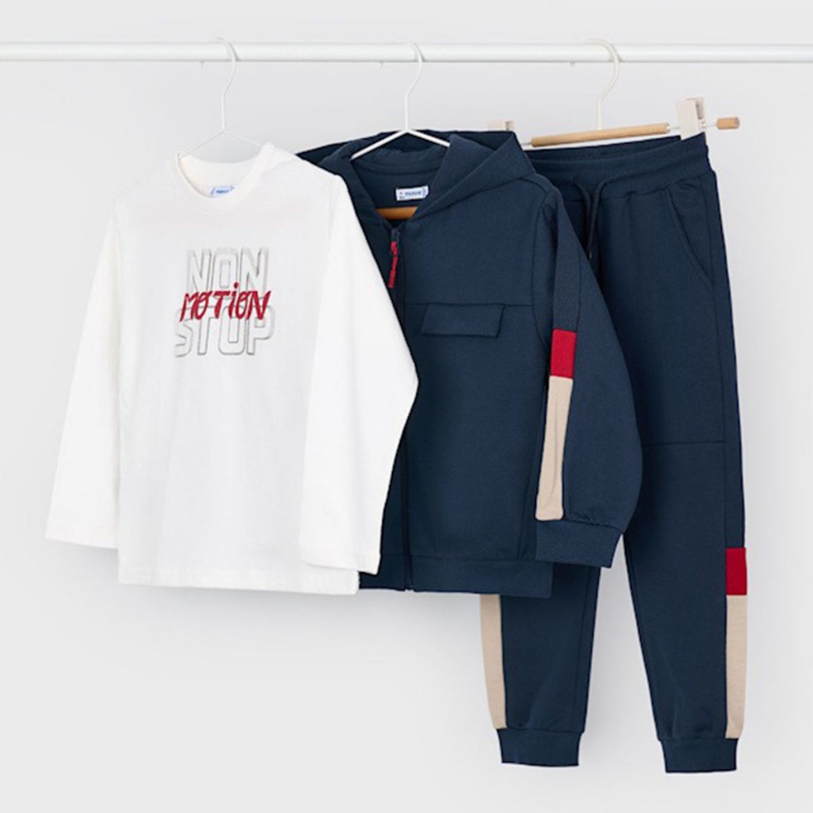 Picture of Mayoral Boys 3 Piece Navy Tracksuit