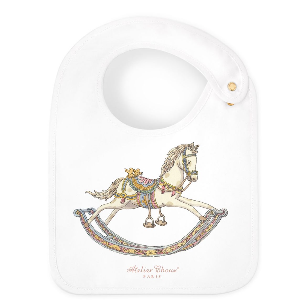 Picture of Atelier Choux Bib Rocking Horse