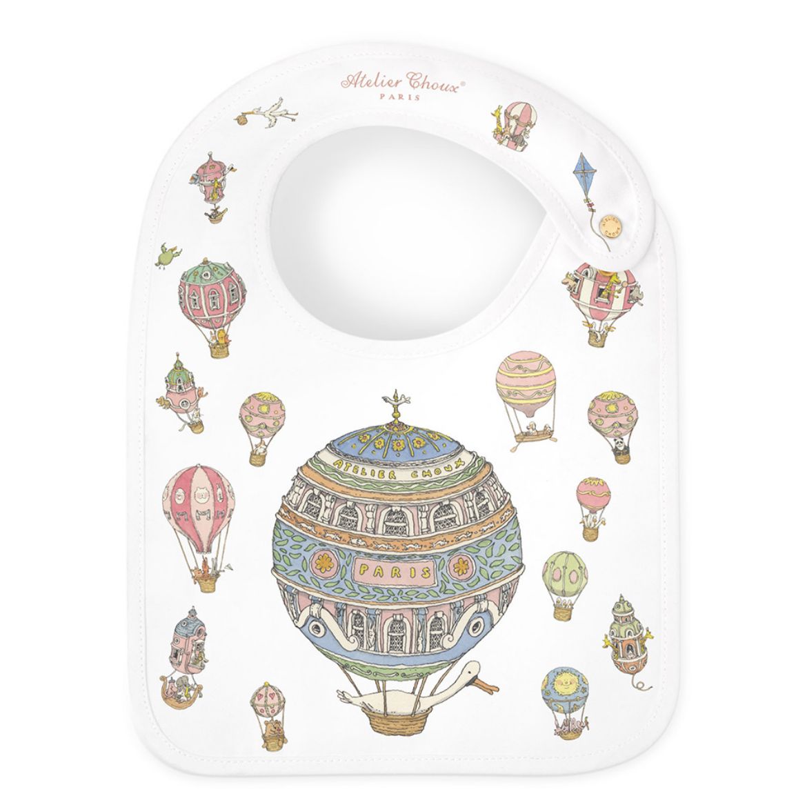Picture of Atelier Choux Bib Hot Air Balloons