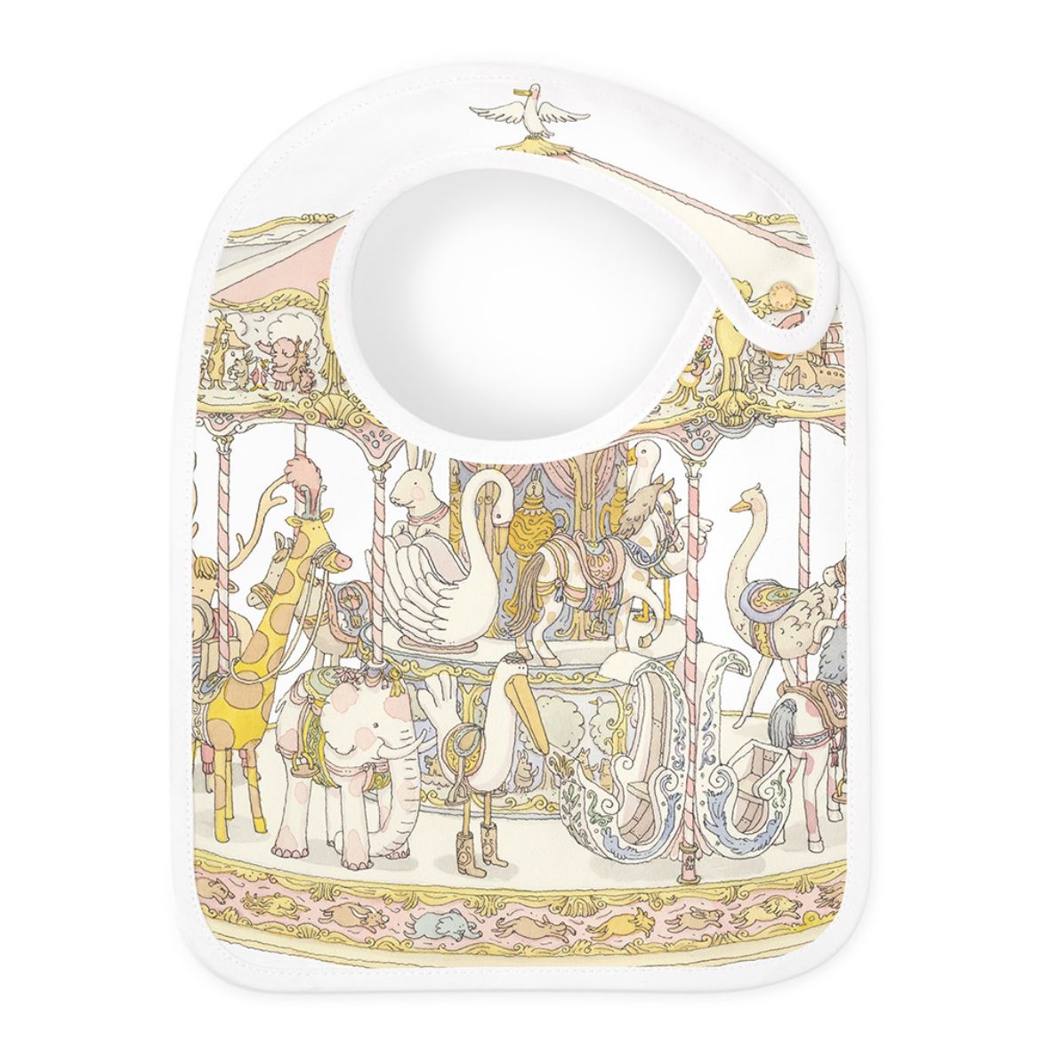 Picture of Atelier Choux Bib Carousel Pink