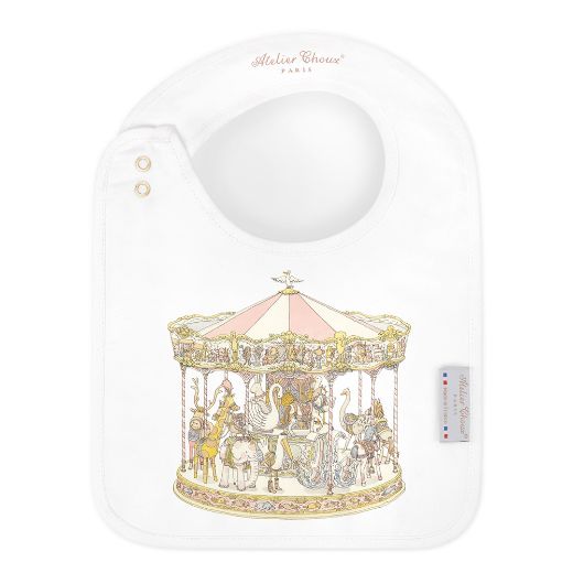 Picture of Atelier Choux Bib Carousel Pink