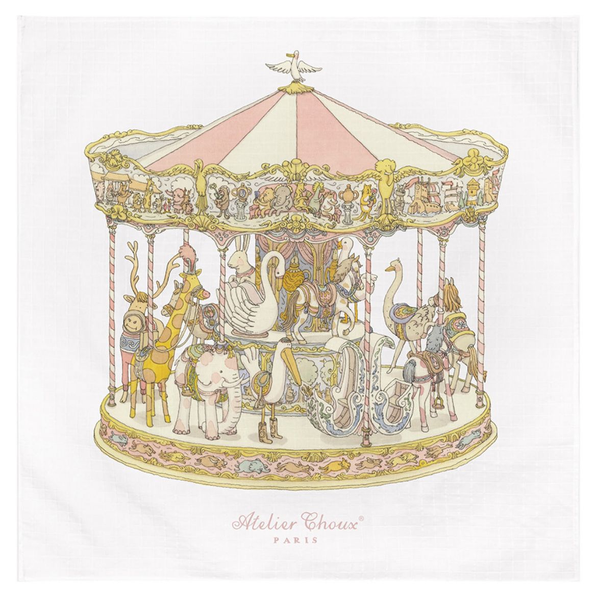 Picture of Atelier Choux Carre Carousel Pink