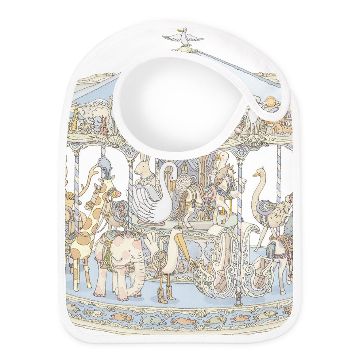 Picture of Atelier Choux Bib Carousel Blue
