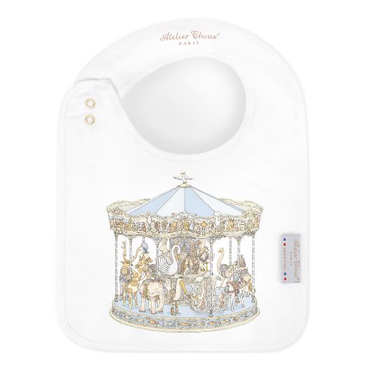Picture of Atelier Choux Bib Carousel Blue