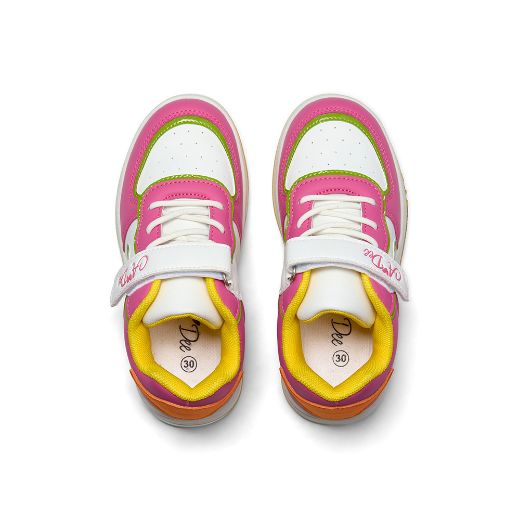 Picture of A Dee Dnk Fuchsia Pink Heart Trainers