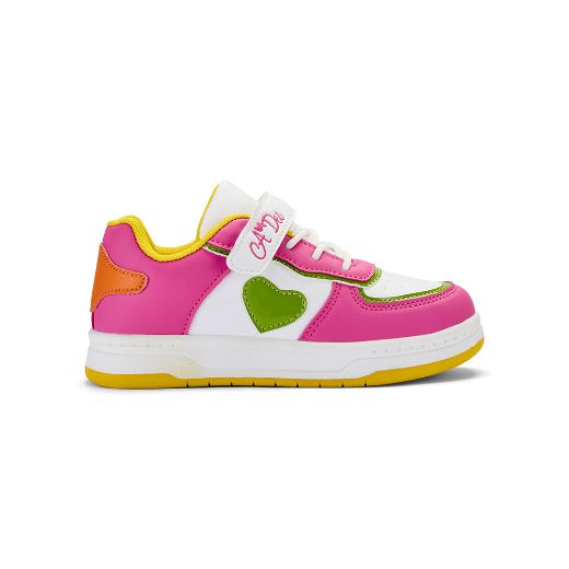 Picture of A Dee Dnk Fuchsia Pink Heart Trainers