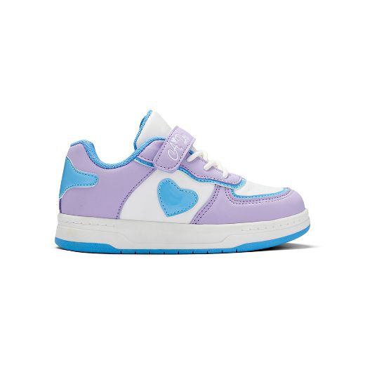 Picture of A Dee Dnk Lilac Heart Trainers