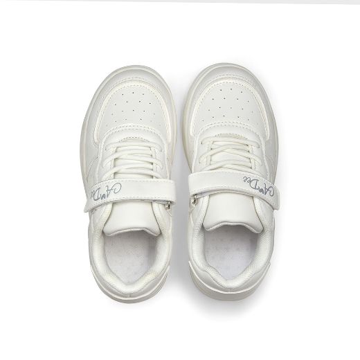 Picture of A Dee Dnk White Heart Trainers
