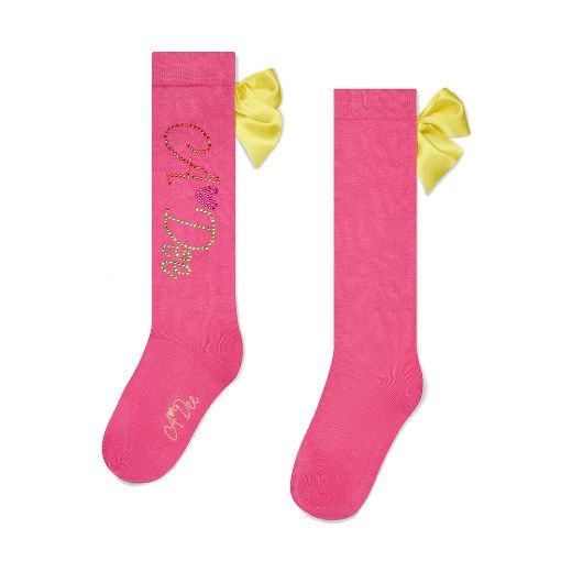 Picture of A Dee Tina Pink Knee High Socks