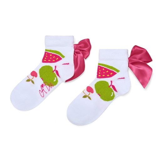 Picture of A Dee Tiara Tutti Frutti Print Ankle Socks