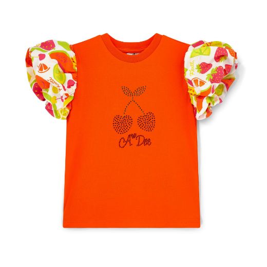 Picture of A Dee Tia Tutti Frutti Orange Skirt Set