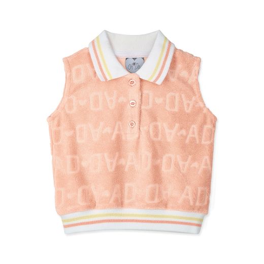 Picture of A Dee Romi Peach Terry Short Set