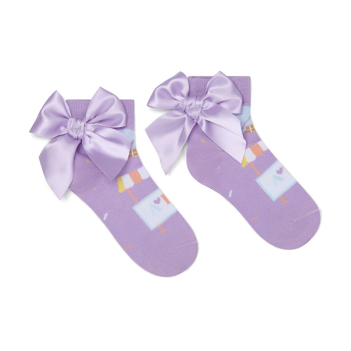 Picture of A Dee Sade Lilac Ice Cream Ankle Socks