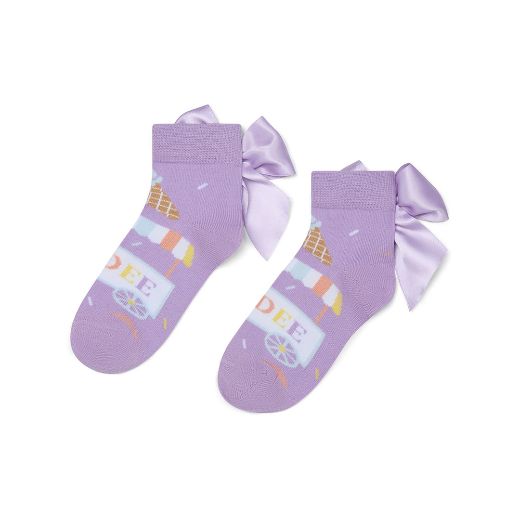 Picture of A Dee Sade Lilac Ice Cream Ankle Socks