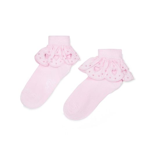 Picture of A Dee Rosalie Pink Ankle Socks