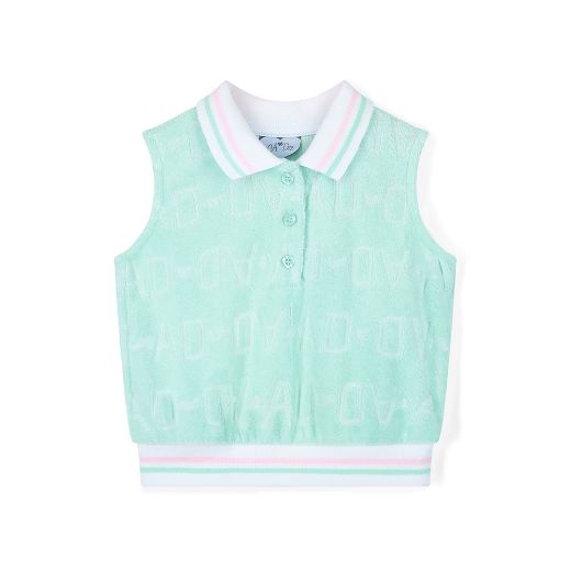 Picture of A Dee Romi Mint Terry Short Set