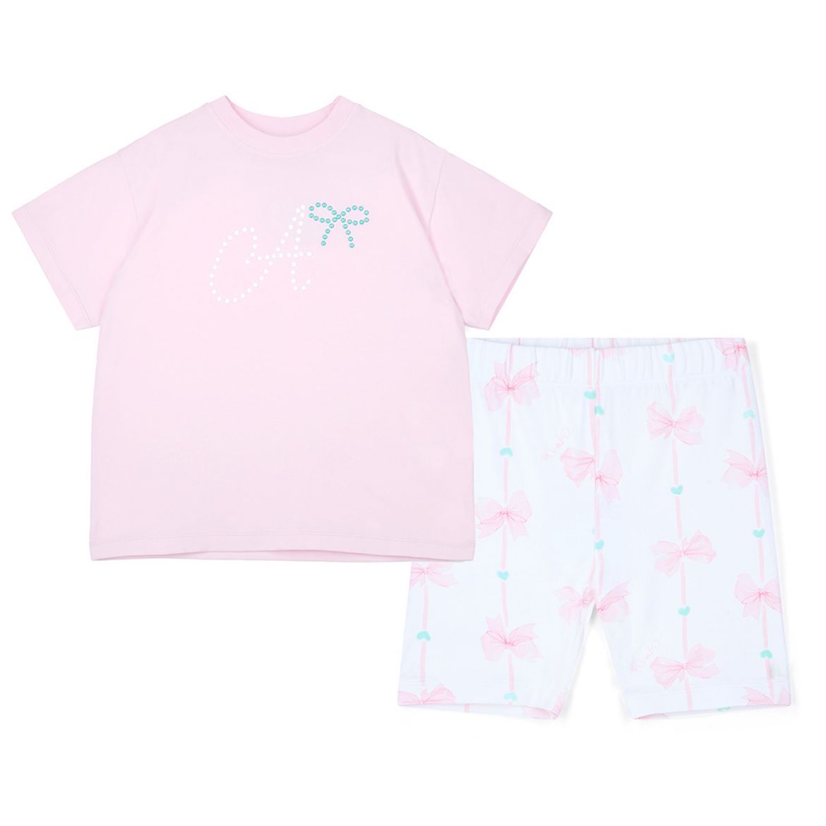Picture of A Dee Rebecca Pink Cycling Short Set