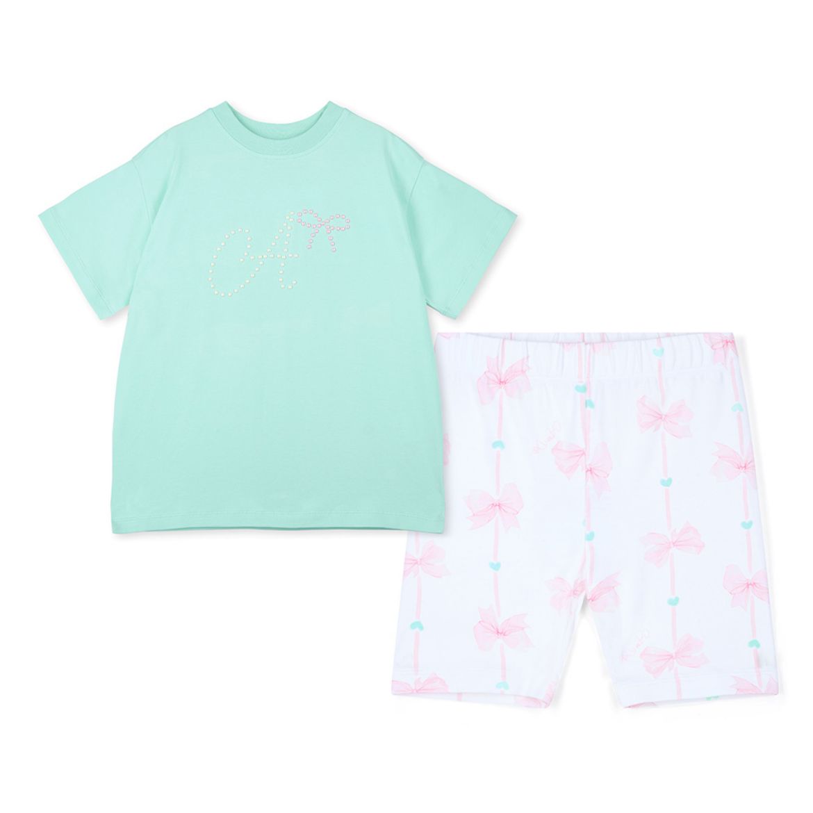 Picture of A Dee Rebecca Mint Cycling Short Set