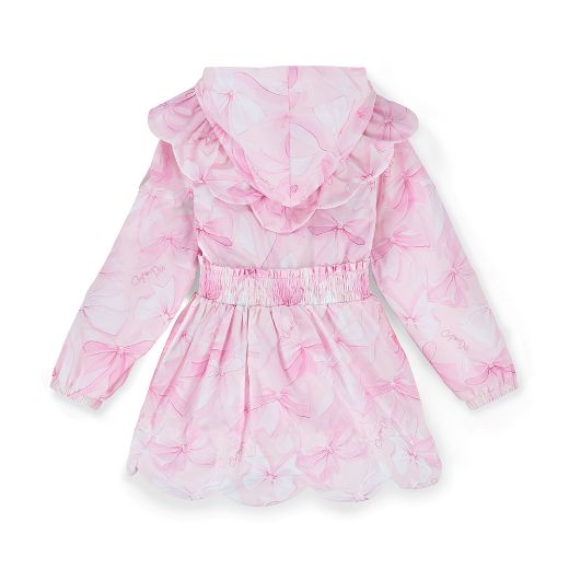 Picture of A Dee River Pink Printed Bow Coat