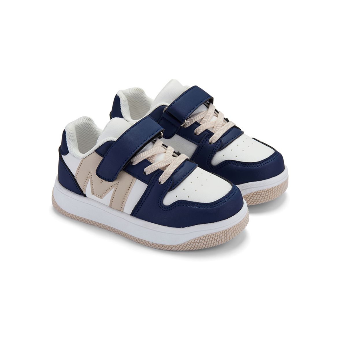 Picture of Mitch & Son Navy Jump Low Trainers