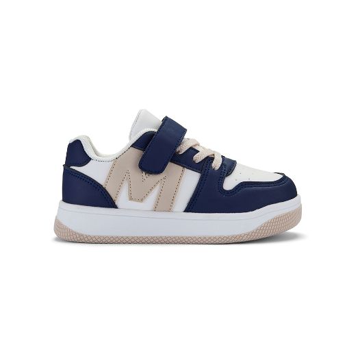 Picture of Mitch & Son Navy Jump Low Trainers