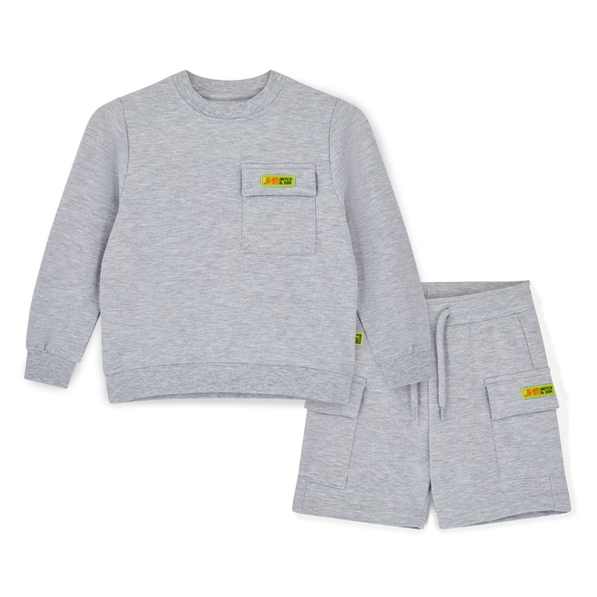 Picture of Mitch & Son Rex Grey Jumper & Short Set