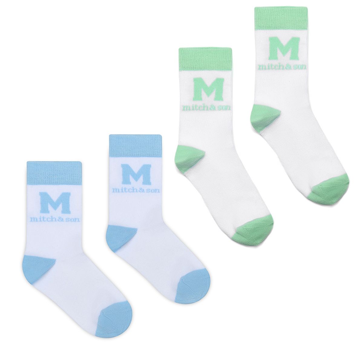Picture of Mitch & Son Odell Blue 2 Pack Socks