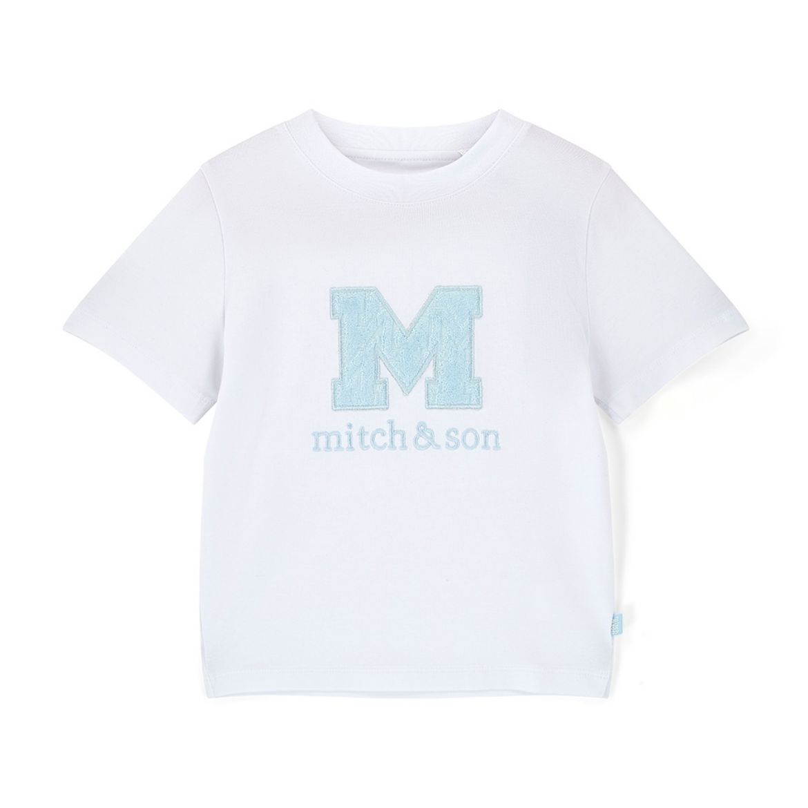 Picture of Mitch & Son Odin White Towelling T-Shirt