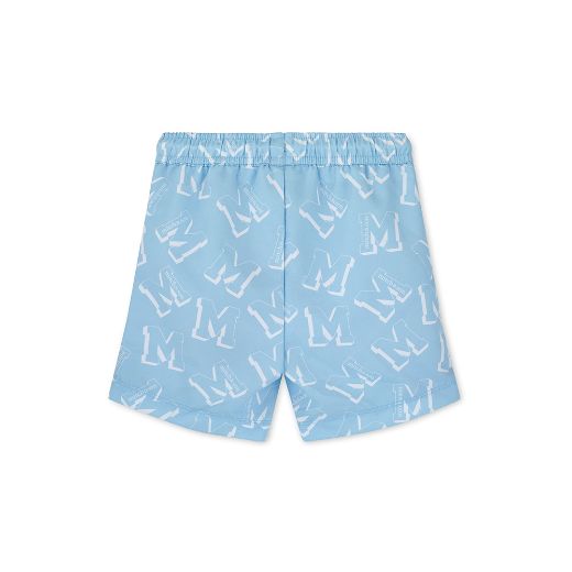 Picture of Mitch & Son Osmar Blue Printed Swim Shorts