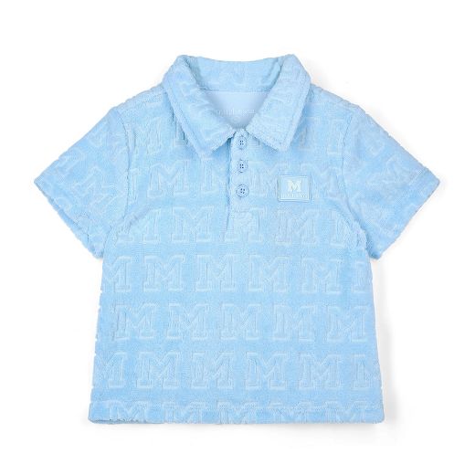 Picture of Mitch & Son Orion Blue Towelling Short Set