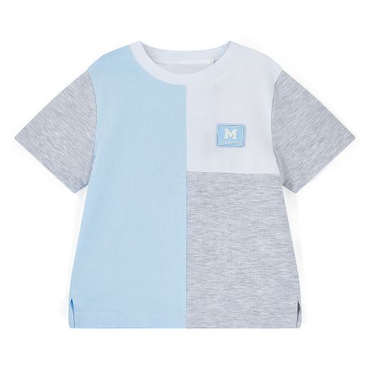 Picture of Mitch & Son Otto Blue Colour Block Short Set