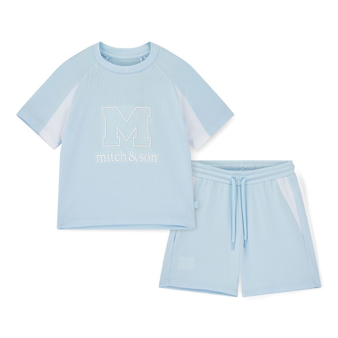 Picture of Mitch & Son Ollie Blue Logo Short Set