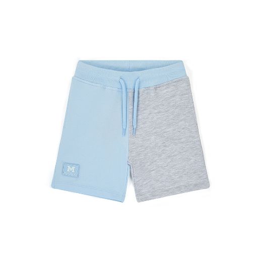 Picture of Mitch & Son Omar Blue Colour Block Hoody & Short Set