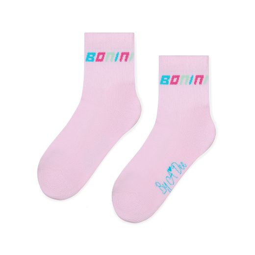 Picture of Bonini Pink Twirl Socks