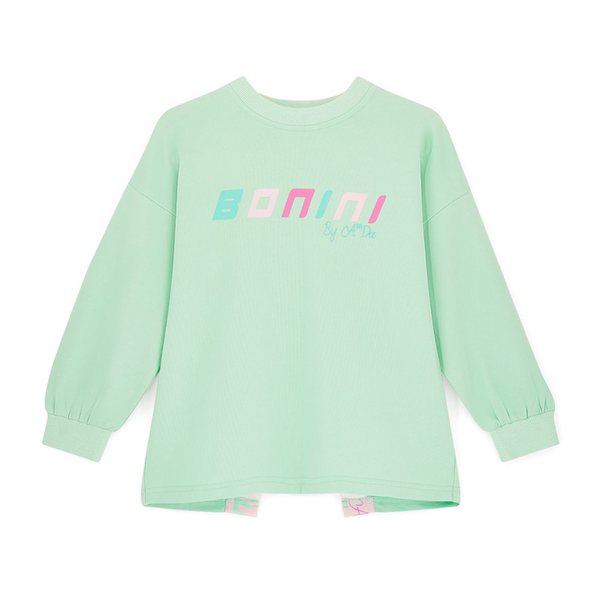 Picture of Bonini Mint Logo Jumper with Detail