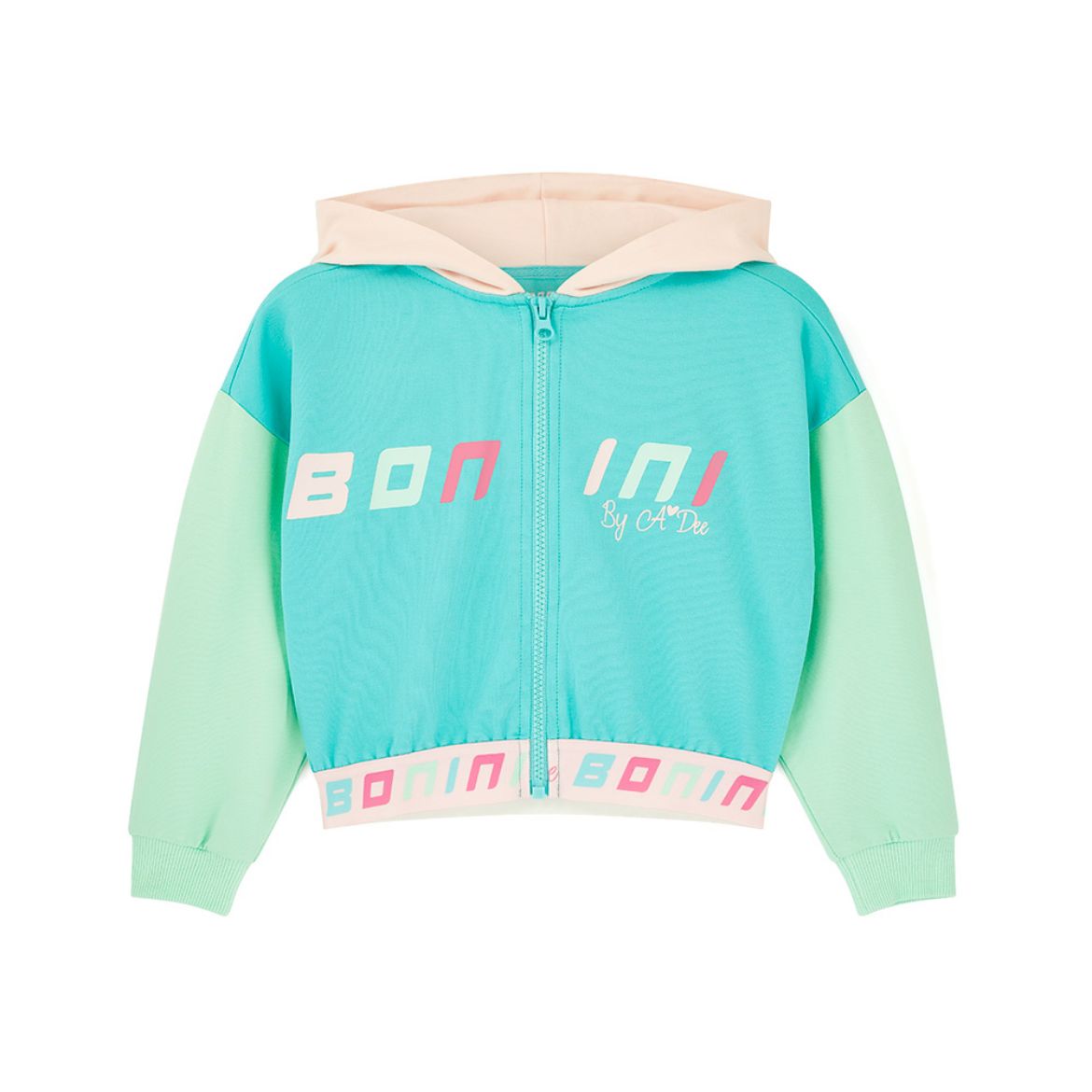 Picture of Bonini Blue Logo Crop Jacket