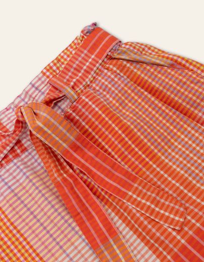 Picture of Oilily Bia Checked Shirt & Pavani Short Set