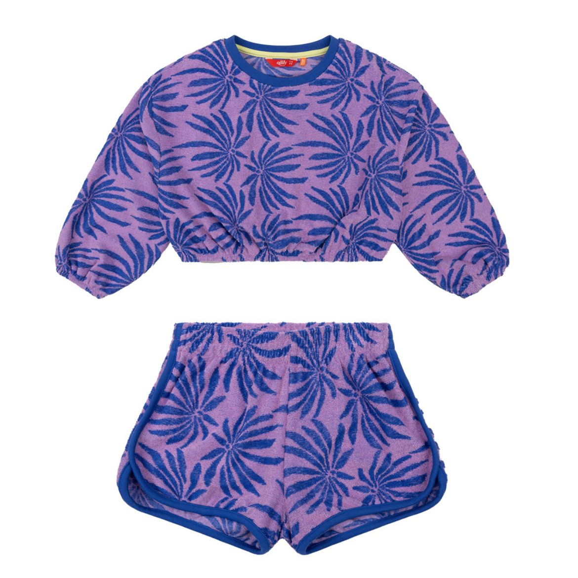 Picture of Oilily Hithini Blue Jumper & Piya Short Set