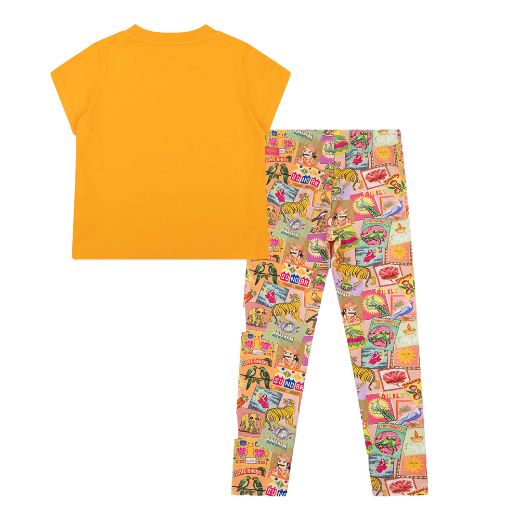 Picture of Oilily Tak Orange T-Shirt & Peppy Leggings Set