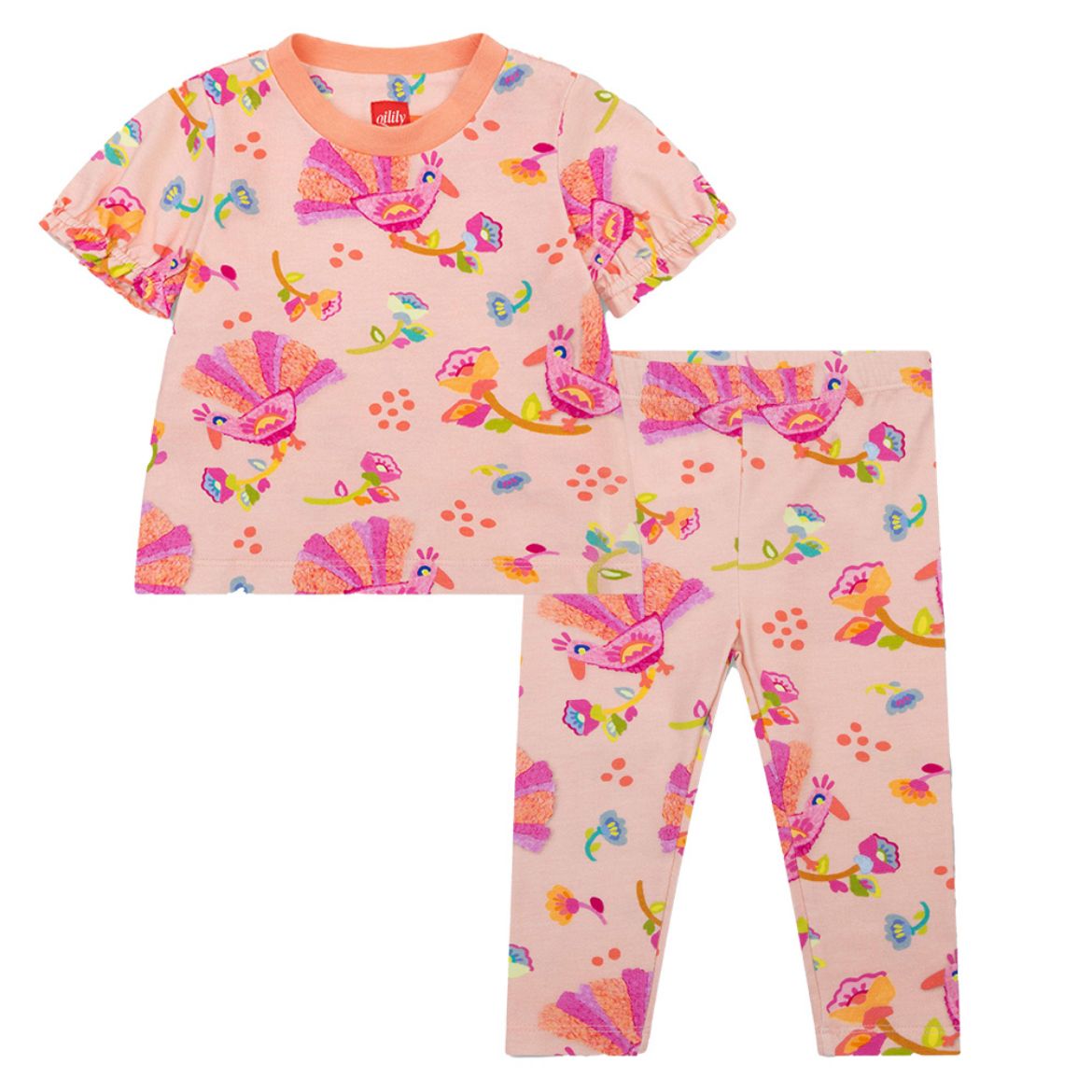 Picture of Oilily Tatema Printed Top & Peppy Leggings Set
