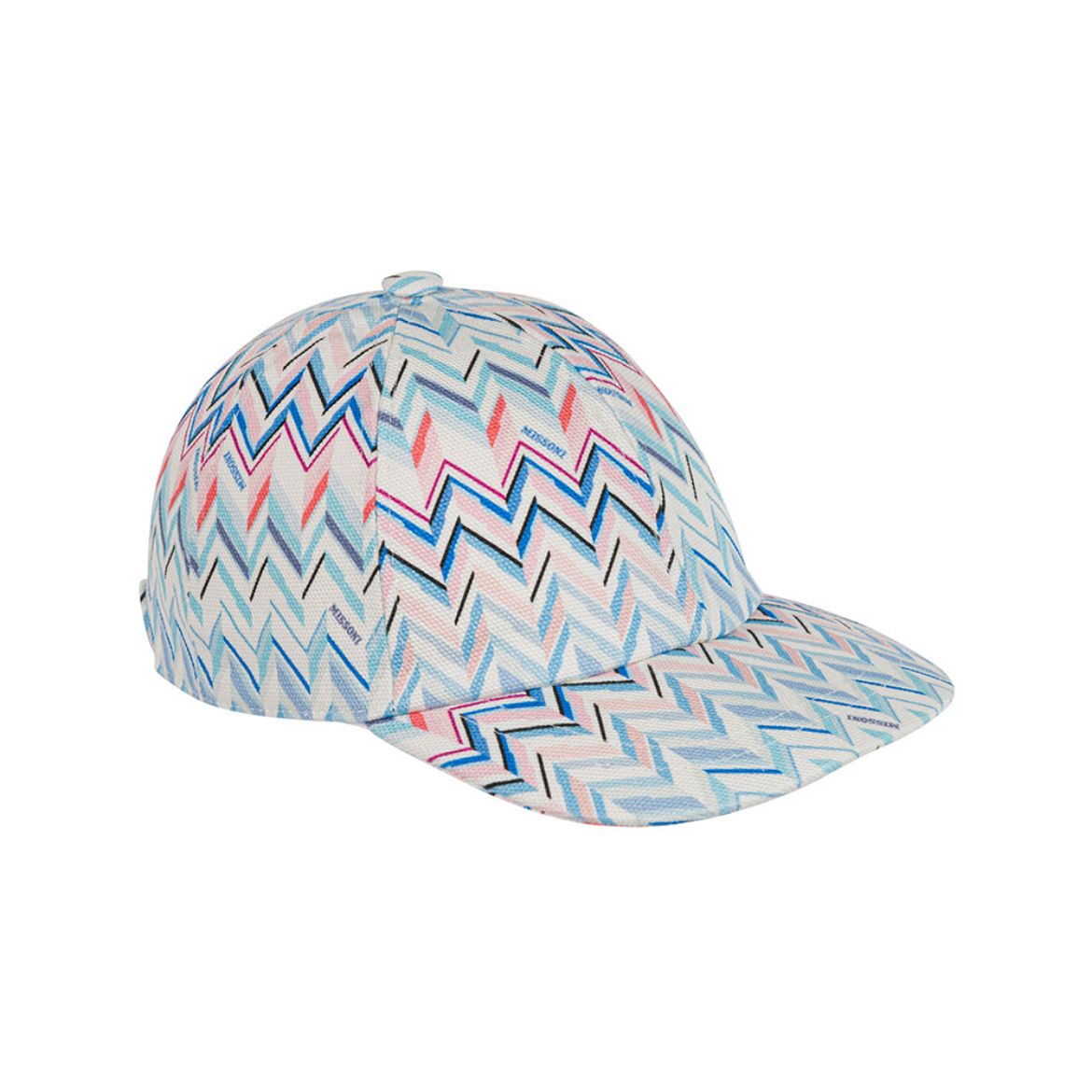 Picture of Missoni Girls Blue Printed Cap