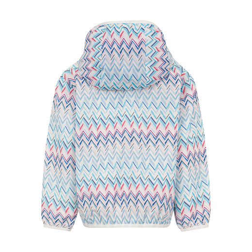 Picture of Missoni Girls Blue Printed Jacket