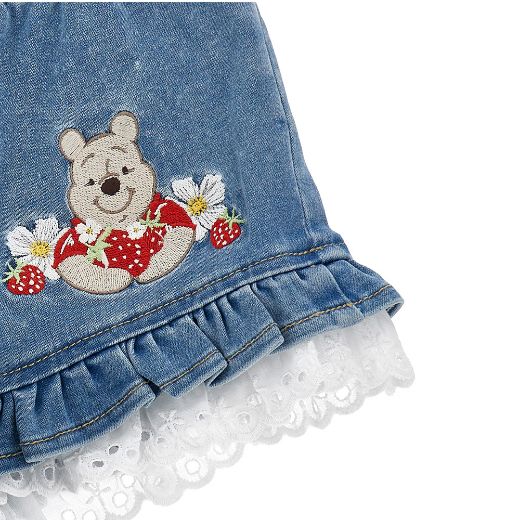 Picture of Monnalisa Winnie The Pooh T-Shirt & Denim Short Set