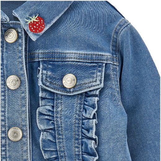 Picture of Monnalisa Strawberry Denim Jacket