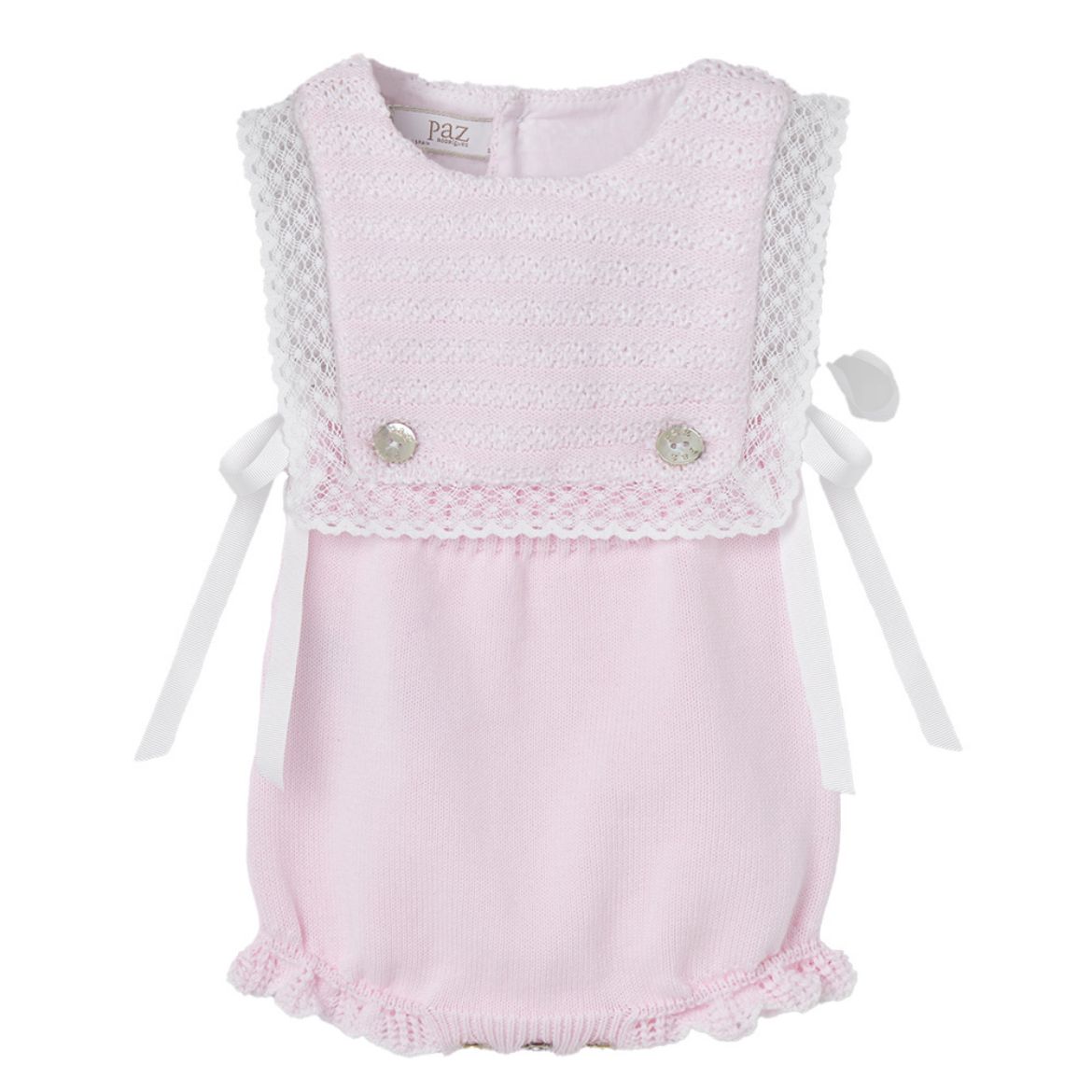 Picture of Paz Rodriguez Pink Knitted Romper