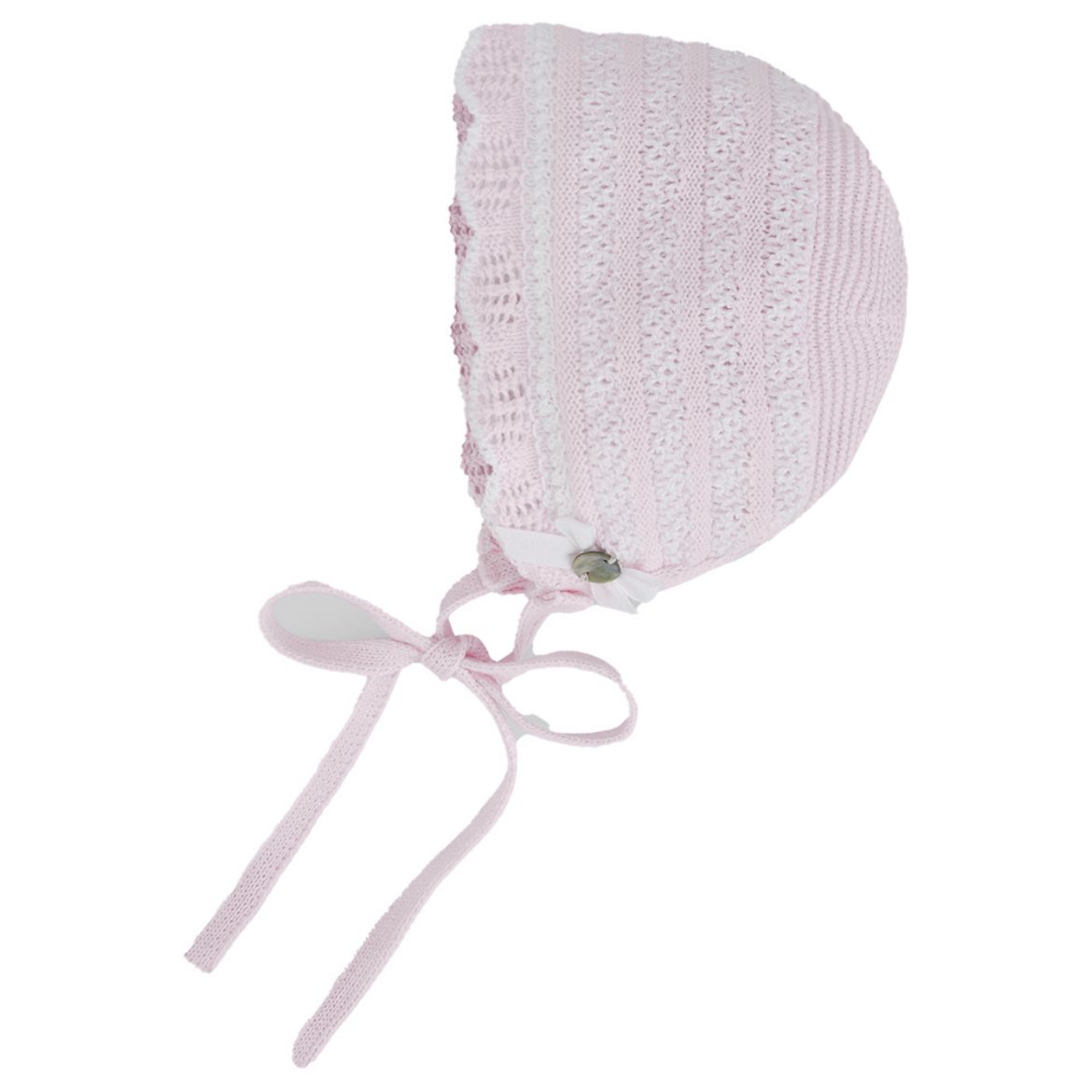 Picture of Paz Rodriguez Pink Knitted Bonnet
