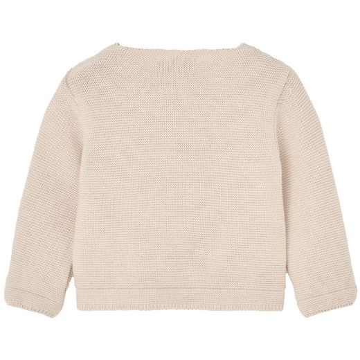 Picture of Paz Rodriguez Beige Knitted Cardigan