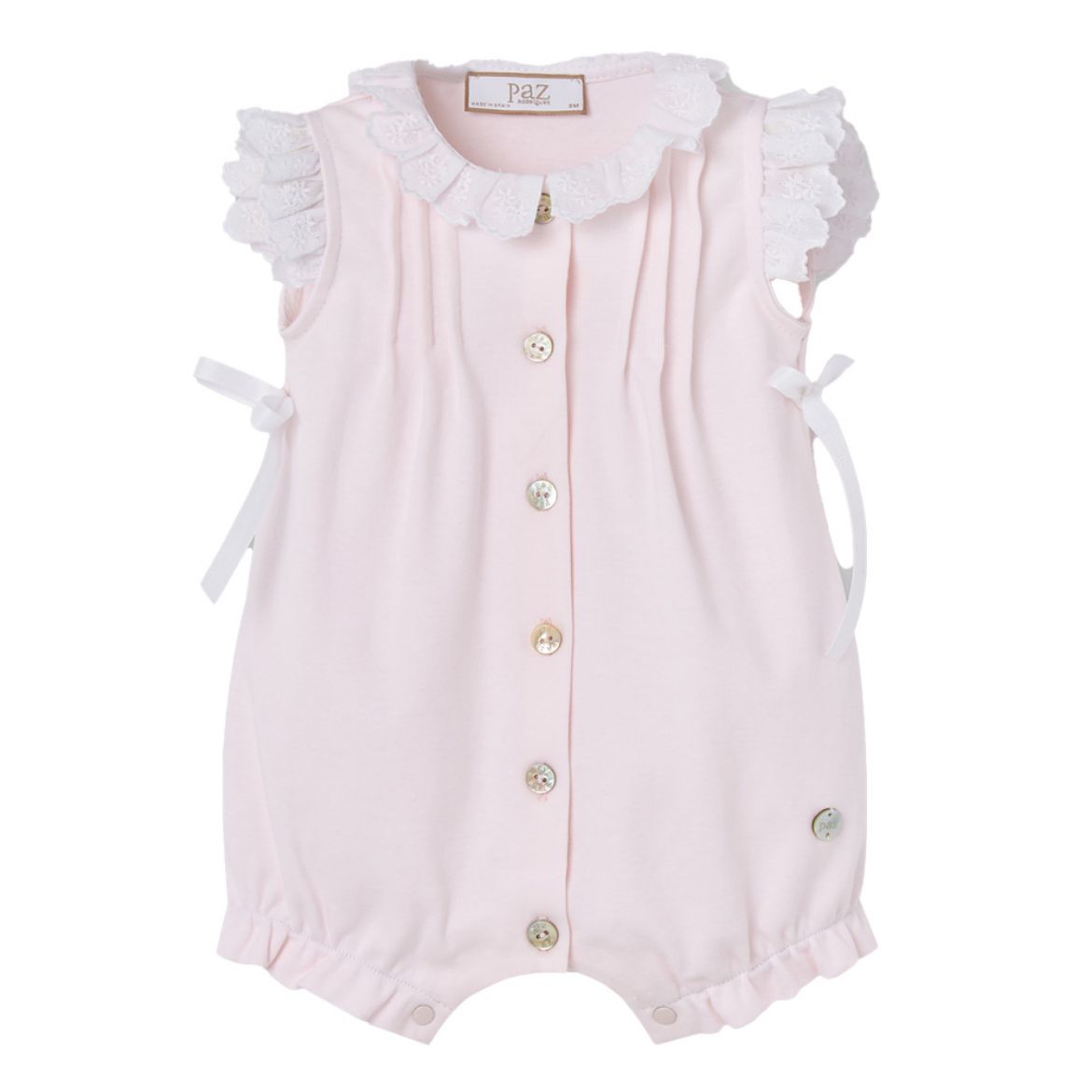 Picture of Paz Rodriguez Pink Cotton Romper